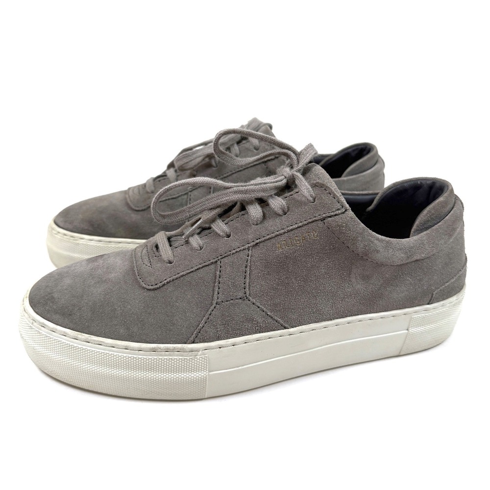 ARIGATO Men's US 7 Gray Suede Lace Up Low Top Sneakers Casual Shoes